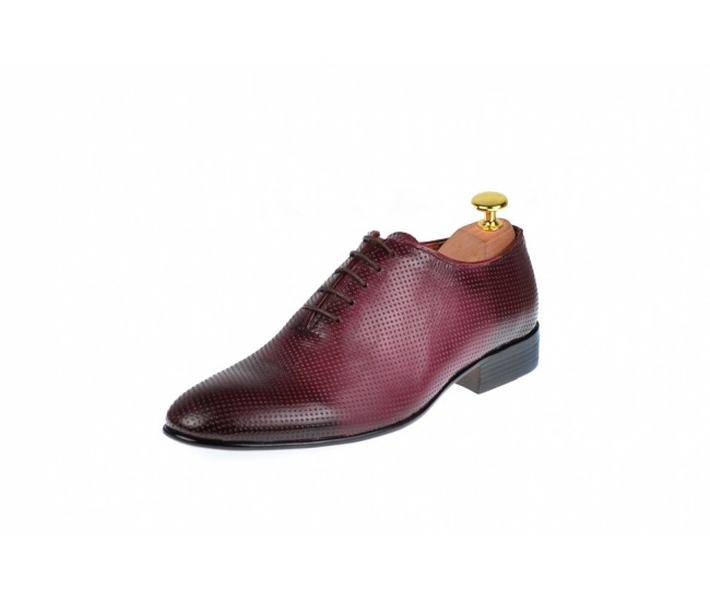 Pantofi barbati office, bordeaux, din piele naturala, ELION 026VIS