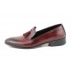 Pantofi barbati eleganti, din piele naturala, grena - 035VIS