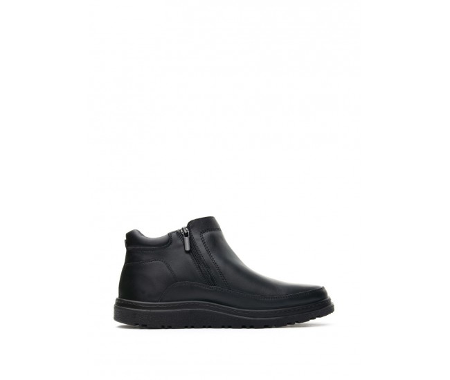 Ghete piele cu blana barbati TELLUS 05-01