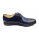 Pantofi barbati casual din piele naturala bleumarin, CIUCALETI SHOES, 1010BLM