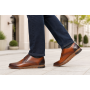 Marimea 40 Pantofi barbati casual din piele naturala Maro Cognac 1010MS