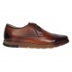 Marimea 40 Pantofi barbati casual din piele naturala Maro Cognac 1010MS