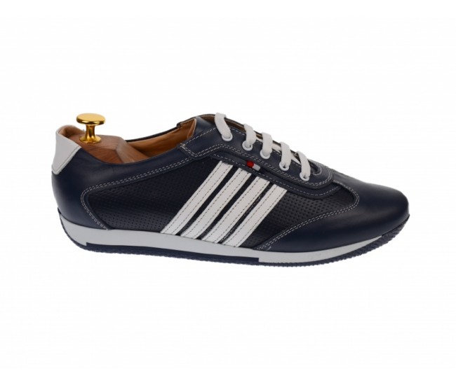 Adidasi barbati, sport, din piele naturala - 1053BLA Adidasi barbati, sport, din piele naturala - 1053BLA