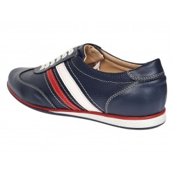 Marimea 40 Pantofi barbati sport - casual din piele naturala 1055BLR