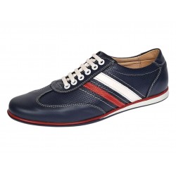 Marimea 40 Pantofi barbati sport - casual din piele naturala 1055BLR