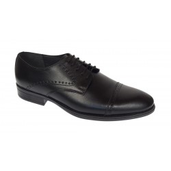 Pantofi barbati eleganti din piele naturala Negru 127N Marimea 41