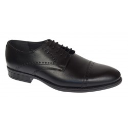 Pantofi barbati eleganti din piele naturala Negru 127N Marimea 41