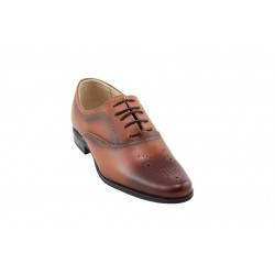 Marimea 38, 41, Pantofi barbati office, eleganti din piele naturala maro - L887MD