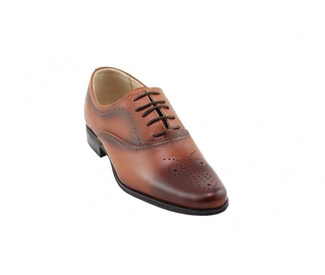 Marimea 38, 41, Pantofi barbati office, eleganti din piele naturala maro - L887MD