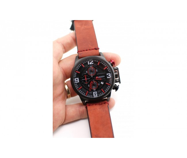 Ceas barbati Curren, casual RED M8278MR