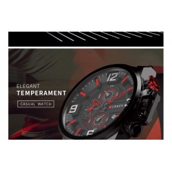 Ceas barbati Curren, casual RED M8278MR