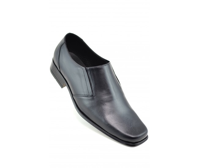 Pantofi barbati eleganti din piele naturala, cu elastic - STDX3EL