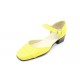Sandale dama galbene din piele naturala - STEFY G