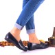 Pantofi dama casual bleumarin din piele naturala croco - NAA250