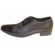 Pantofi barbati eleganti din piele naturala, cu varf lacuit  - BVS20