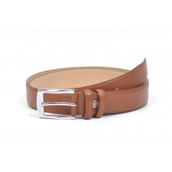 Curea barbati eleganta din piele naturala maro 3.5cm - DR240MD