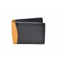Portofel barbati din piele naturala in doua culori, negru si maro - CH1108NM