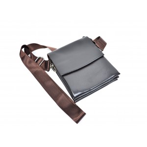 Borseta barbati de umar, din piele ecologica de culoare maro - PRIUS 3980M