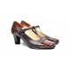 Pantofi dama piele naturala cu varf lacuit - eleganti - Made in Romania P50M