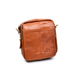 Borseta / Servieta pentru barbati, de umar, din piele naturala, de culoare maro - CH8394M