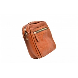 Borseta pentru barbati, de umar, din piele naturala, de culoare maro - CH9147MARO