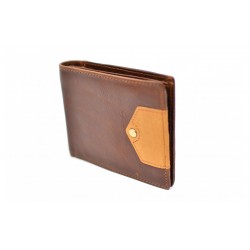Portofel barbati din piele naturala - de culoare maro - CH1105M