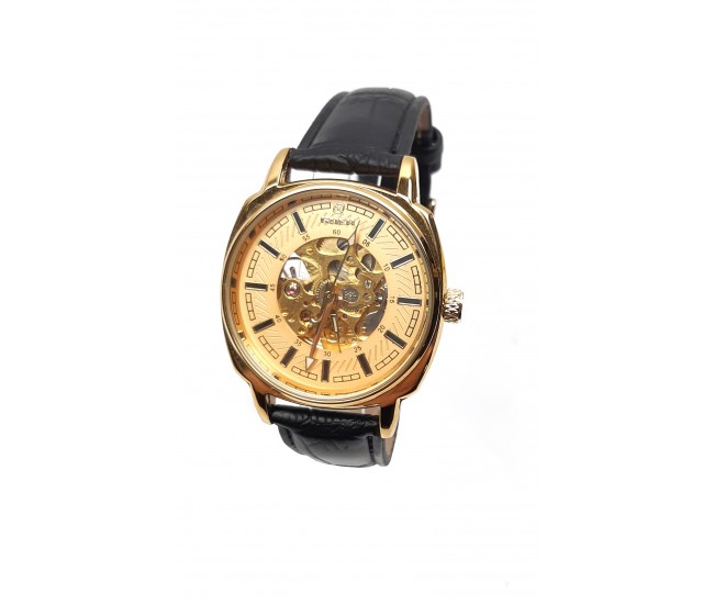 Ceas barbati automatic, business, elegant GOER GO143GOLD