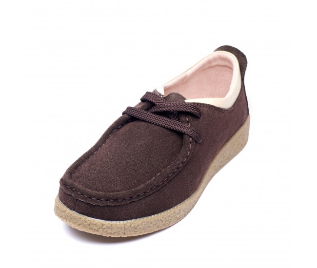 Pantofi piele intoarsa dama 186004