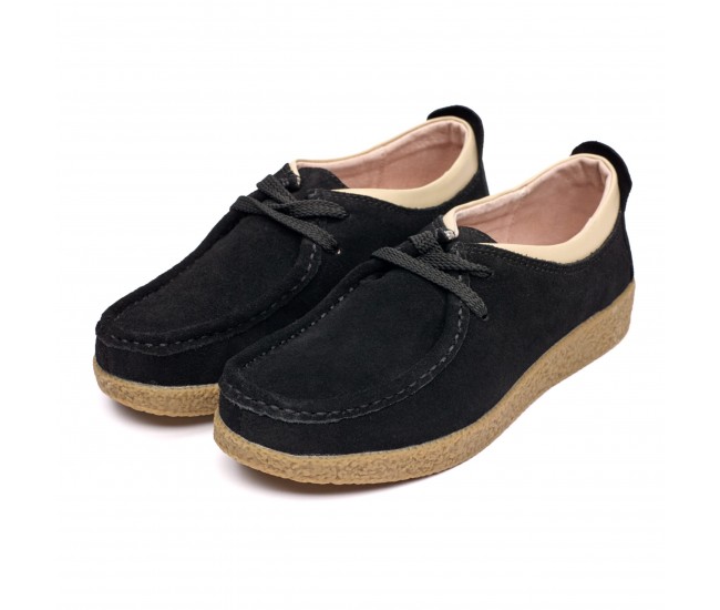 Pantofi piele intoarsa dama 186004