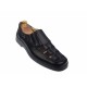 Pantofi barbati casual decupati din piele naturala - Negru P31N