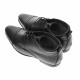 Pantofi barbatesti casual din piele naturala, negru - 2072NBOX