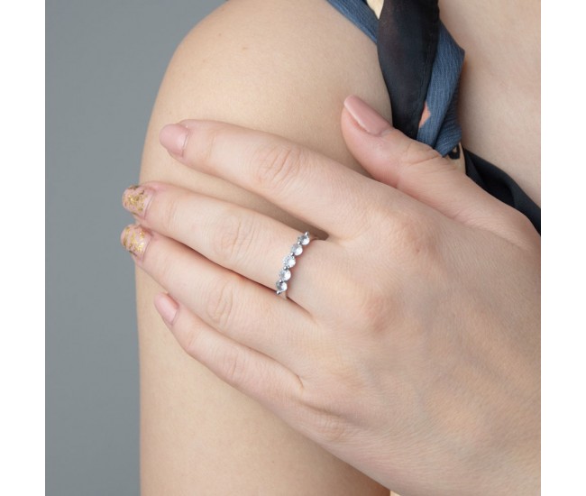 Inel argint 925 Callia zirconii, marimea 58