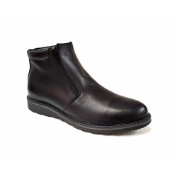 Ghete barbati casual, din piele naturala, cu fermoar, imblanite - 247N Ghete barbati casual, din piele naturala, cu fermoar, imblanite - 247N