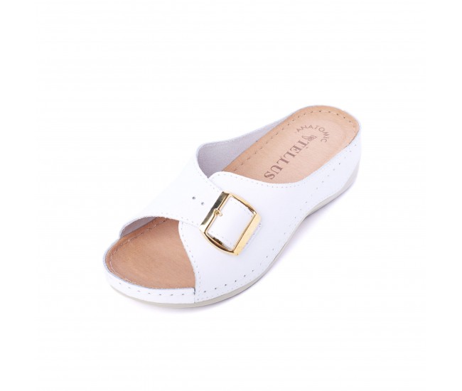 Papuci piele Tellus 25-01