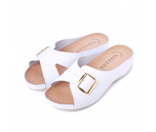 Papuci piele Tellus 25-01