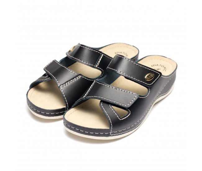 Papuci piele Tellus 25-03