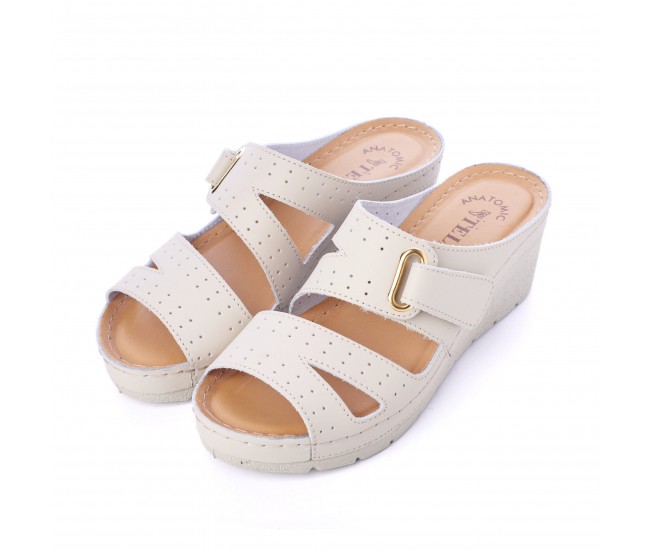 Papuci piele Tellus 27-01