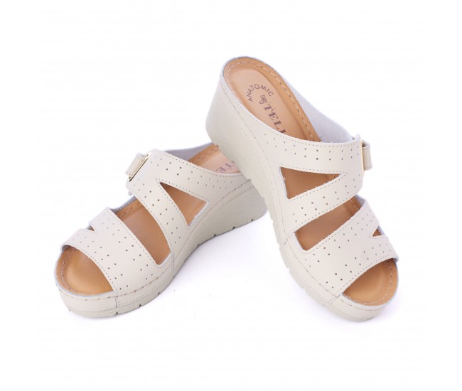 Papuci piele Tellus 27-01