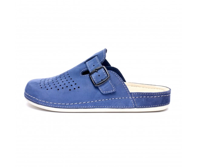 Saboti piele intoarsa  pentru barbati “Tellus” 30-09