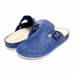 Saboti piele intoarsa  pentru barbati “Tellus” 30-09