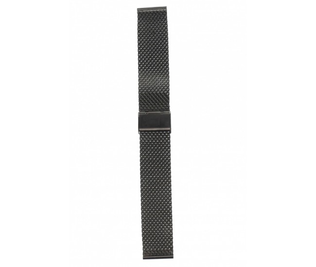 Curea de ceas din metal, 20 mm x 18 cm, negru - 300X20NEGRU