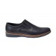 Pantofi barbati model sport casual din piele naturala bleumarin 330EBLM