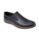 Pantofi barbati model sport casual din piele naturala bleumarin 330EBLM