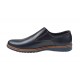 Pantofi barbati model sport casual din piele naturala bleumarin 330EBLM