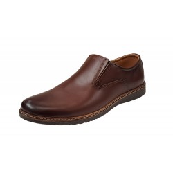 Pantofi barbati casual, din piele naturala maro, CIUCALETI SHOES, 330ELM
