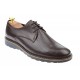 Marimea 41 Pantofi barbati casual din piele naturala Maro 336A