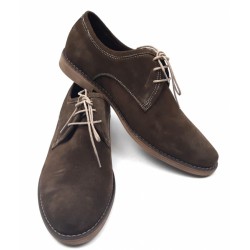 Pantofi barbati casual din piele naturala, culoare maro 336MVEL