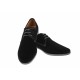 Pantofi casual barbati din piele naturala velur 336 Negru VEL