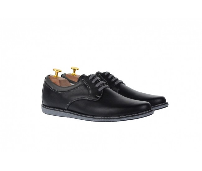 Oferta marimea 39, 40, 41 - Pantofi sport barbati din piele naturala box 339NBOX