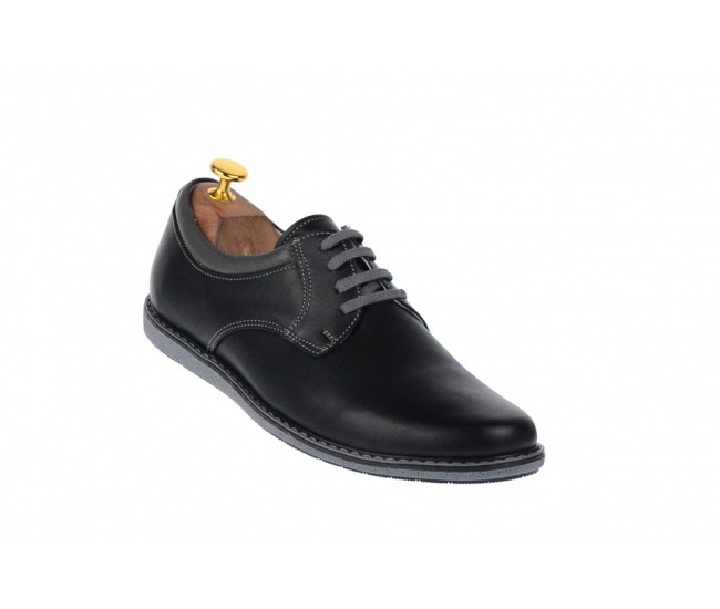 Oferta marimea 39, 40, 41 - Pantofi sport barbati din piele naturala box 339NBOX
